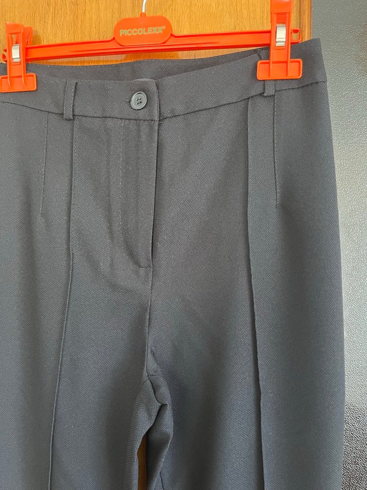 Kadın Siyah Kumaş Pantolon - Görsel 2