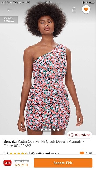 Bershka elbise