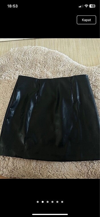 H&M H&M mini deri etek