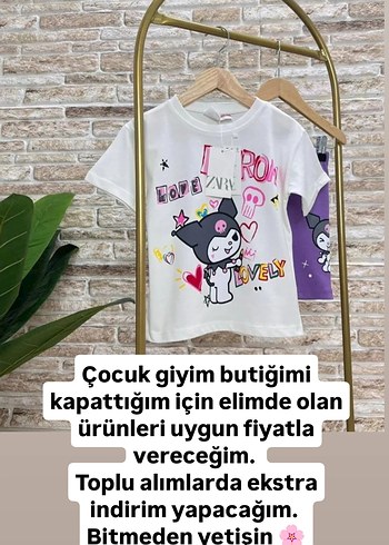 Uygun Fiyat Beyaz Kız Çocuk Baskılı Tişört