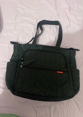 Skip hope siyah anne bebek bakım çantası - Görsel 8