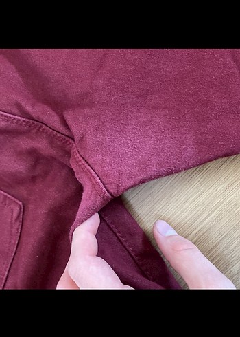 32 Beden DeFacto Erkek Bordo Pamuklu Kot Pantolon