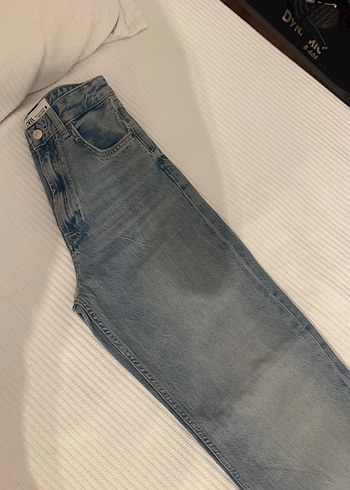 36 Beden Kadın Bej Denim Regular Fit jean