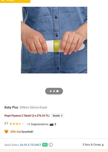 silikon sıkma kaşık - Görsel 6