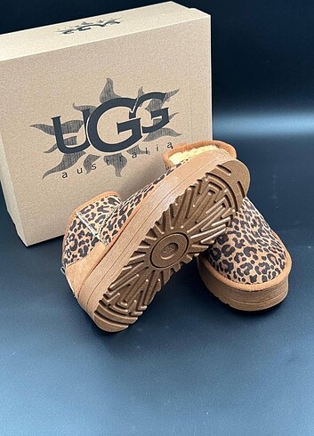 38 Beden camel Renk UGG leopar platform 