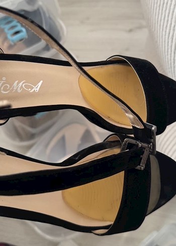 süet platform Topuklu Ayakkabı - Görsel 4