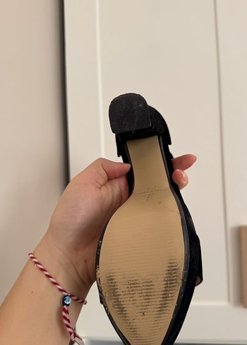 süet platform Topuklu Ayakkabı - Görsel 3