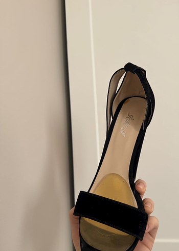 süet platform Topuklu Ayakkabı - Görsel 2