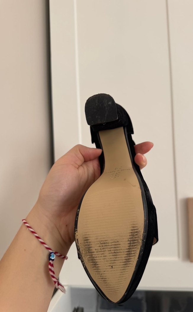 süet platform Topuklu Ayakkabı - Görsel 3