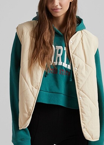 Bershka kapitone yelek