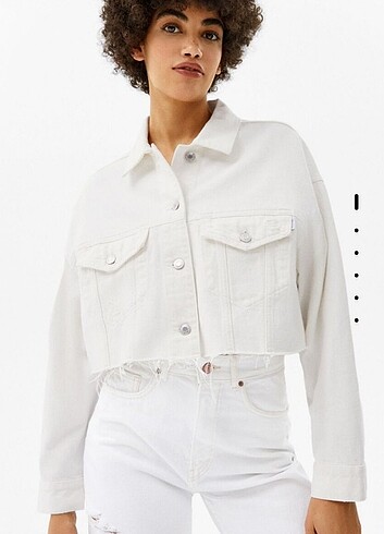 Harika Bershka pamuk ceket 