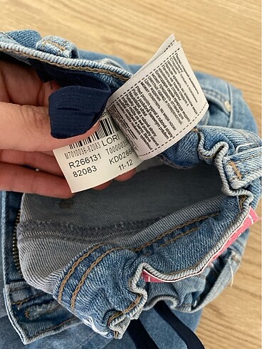 11-12 Yaş Beden Mavi jean 11.12 yaş orjinal