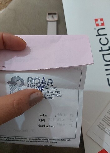 Beden ten rengi Renk Swatch bayan saat