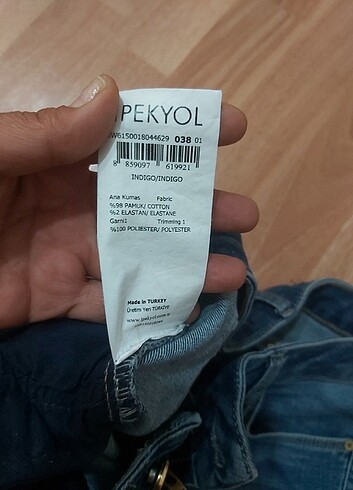 38 Beden mavi Renk Ipekyok jean