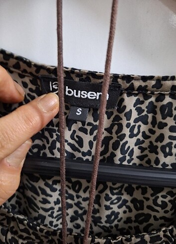 Zara Busem leopar detayli bluz