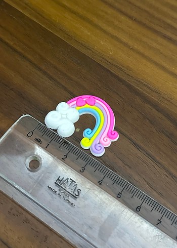 Renkli Gökkuşağı Figürlü Çocuk Saç Aksesuarı - Görsel 2