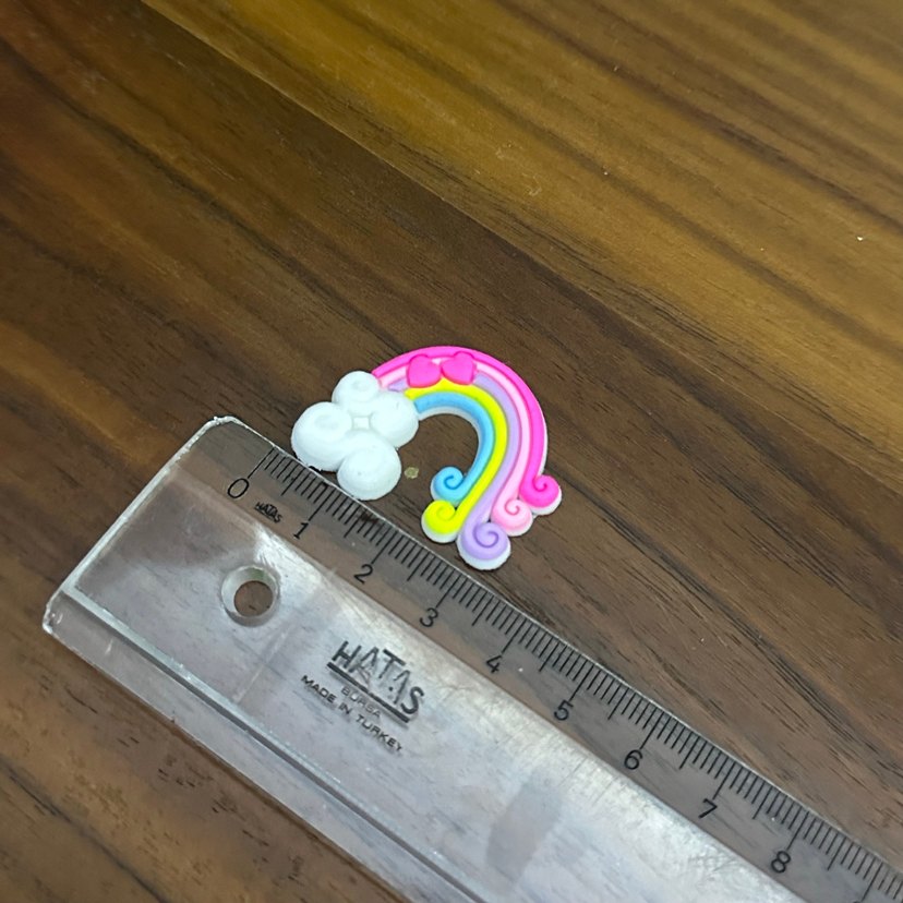 Renkli Gökkuşağı Figürlü Çocuk Saç Aksesuarı - Görsel 2