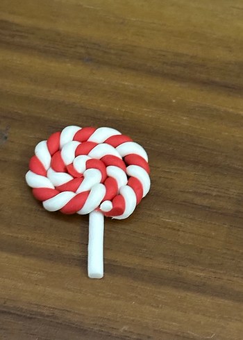 Kırmızı şeker toka obje - Görsel 2