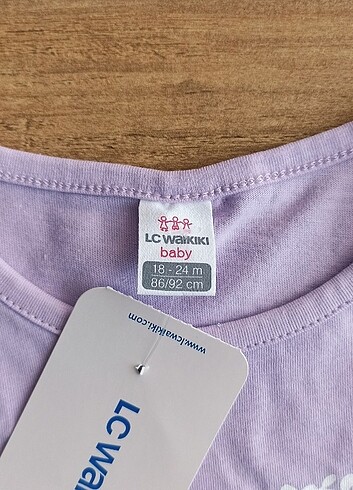 18-24 Ay Beden çeşitli Renk Lcwaikiki Bebek Tshirt Sort 2li Takim