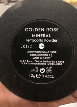 Diğer MINERAL TERRACOTTA POWDER 04 Z GOLDEN ROSE