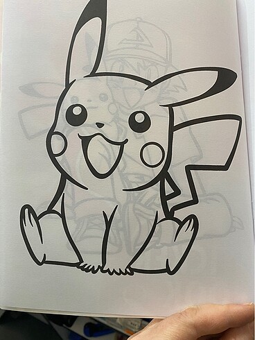 Beden Pokemon boyama kitabı