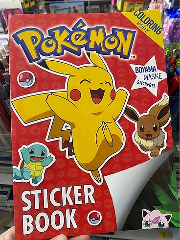 Pokemon boyama kitabı