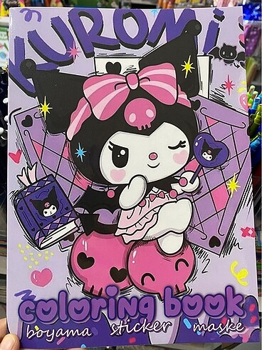 Kuromi boyama kitabı