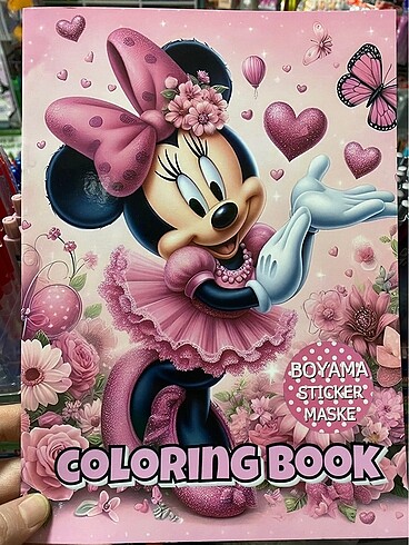 Minnie boyama kitabı