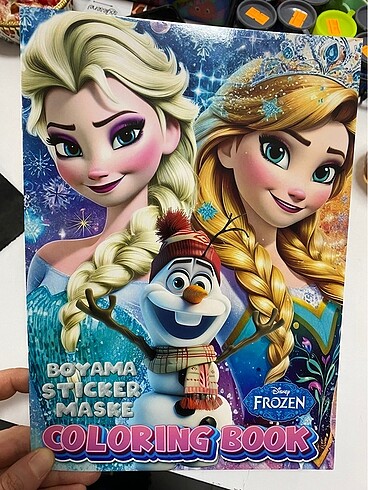 Elsa boyama kitabı