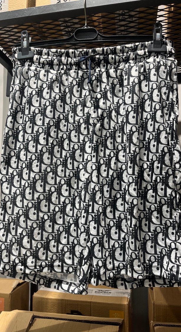 Gri Baskılı Erkek Mini Şort - Görsel 2