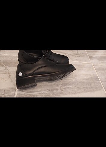 36 Beden siyah Renk Deri Ayakkabı - Klasik ayakkabı - Kundura