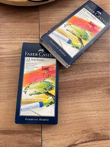 Beden FABER-CASTELL 12 Li TOZ PASTEL BOYA/SOFT PASTELS