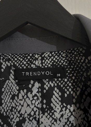 Trendyol & Milla Gri Kadın Blazer Ceket