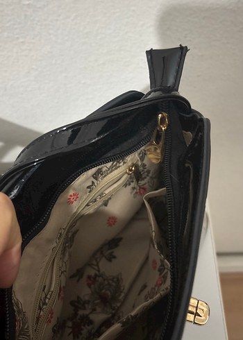 Beden siyah Renk Klasik Siyah Kadın Deri Çanta