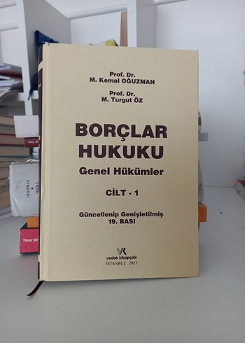 Borçlar Hukuku Genel Hükümler Cilt 1