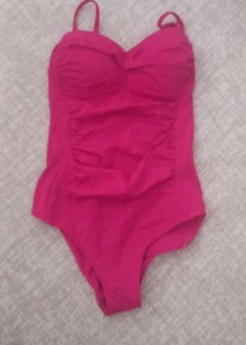 Pembe Drapeli Kadın Mayo - Görsel 6