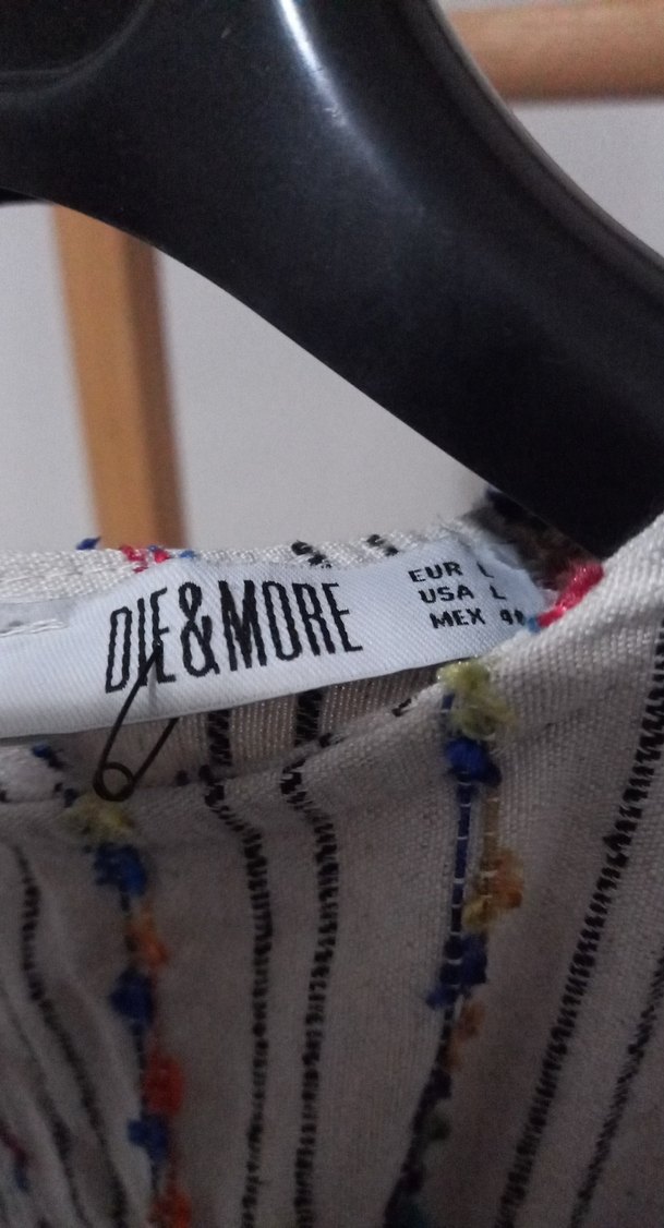 Nakışlı, Kuşaklı Bohem Elbise - Görsel 5