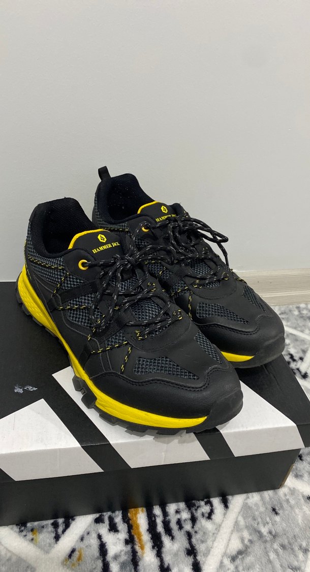 Siyah Sarı Spor Sneaker Erkek Ayakkabı - Görsel 2