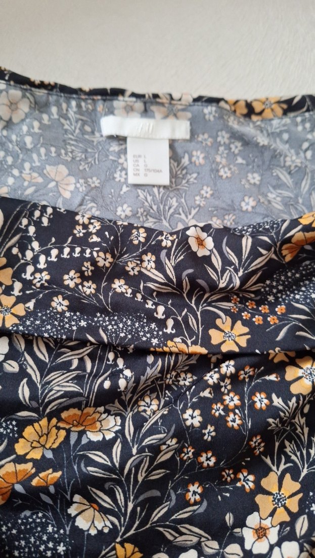 Bohem Çiçek Desenli Uzun Kollu Bluz - Görsel 4