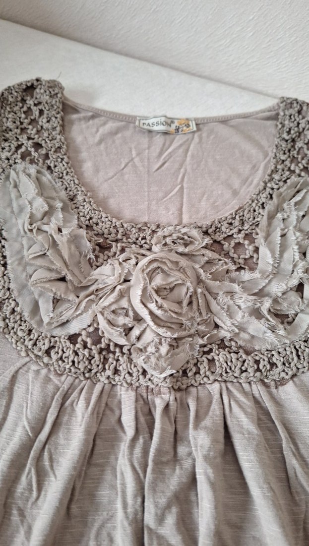 Dantel Detaylı Bohem Kolsuz Kadın Bluz - Görsel 4