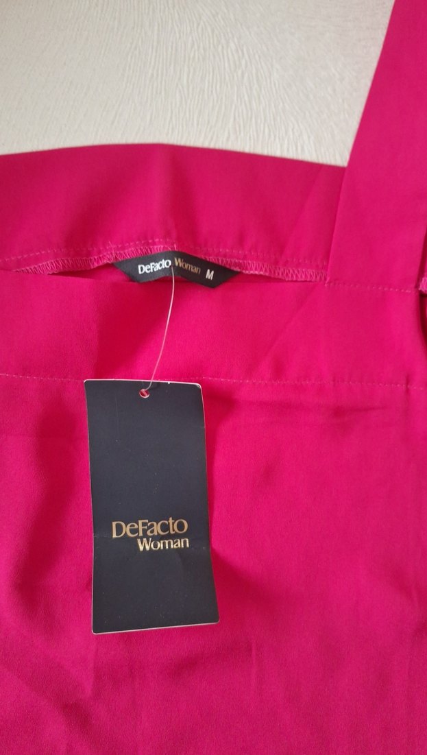 Pembe Askılı Kadın Bluz - Görsel 3