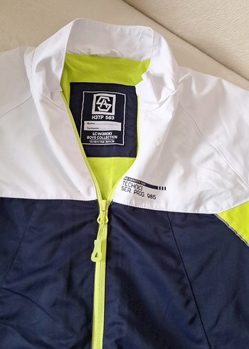 cocuk Spor Mavi Rüzgarlık Fermuarlı - Görsel 3