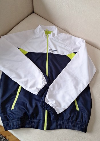 cocuk Spor Mavi Rüzgarlık Fermuarlı - Görsel 6