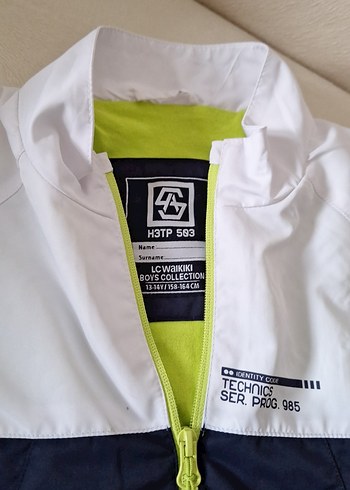 cocuk Spor Mavi Rüzgarlık Fermuarlı - Görsel 2