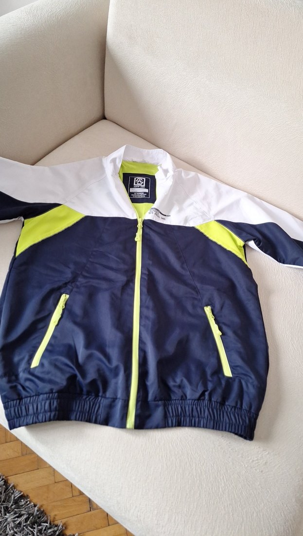 cocuk Spor Mavi Rüzgarlık Fermuarlı - Görsel 5