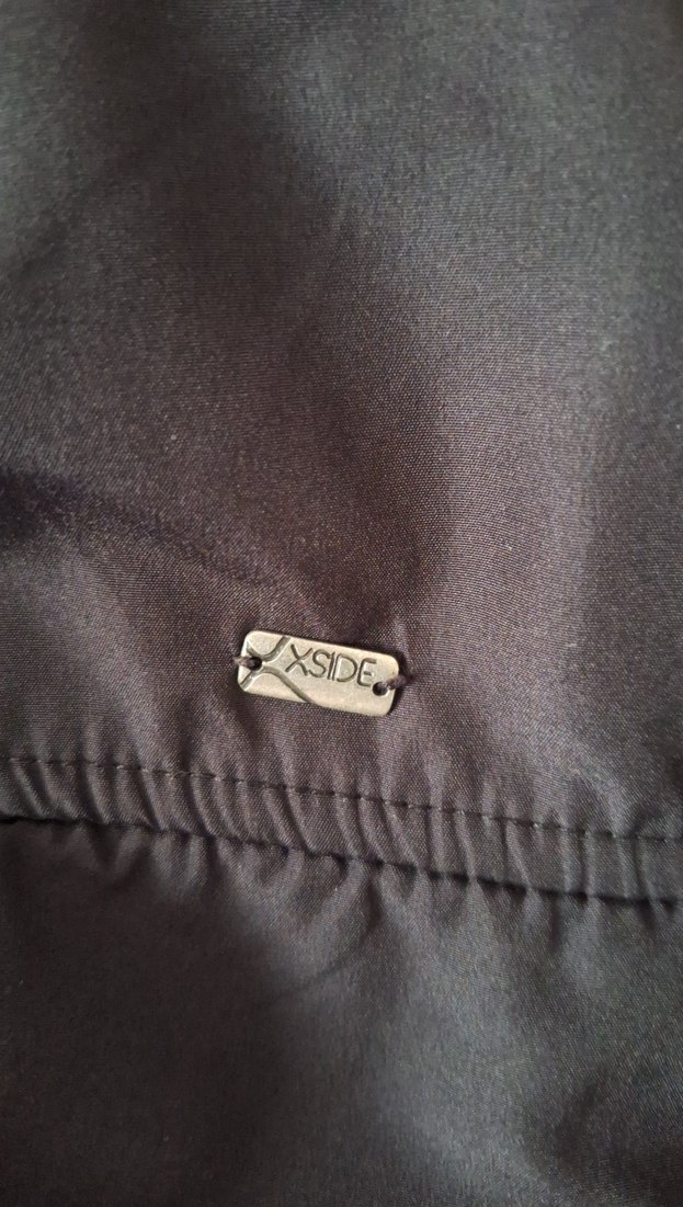 Erkek siyah  Yüksek Yakalı Fermuarlı Ceket - Görsel 3