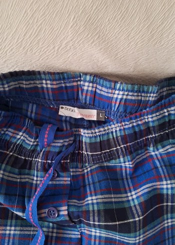 Lacivert Kısa Kollu Kadın Pijama Takımı - Görsel 5