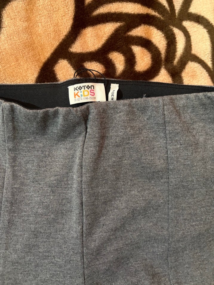 Gri Kız çocuk tayt - Görsel 2