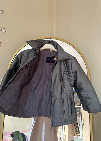 Gri erkek mont - Görsel 4