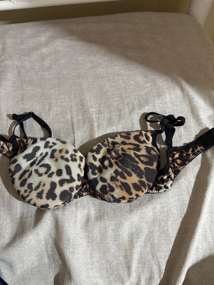 Leopar Desenli Midi Sütyen - Görsel 2